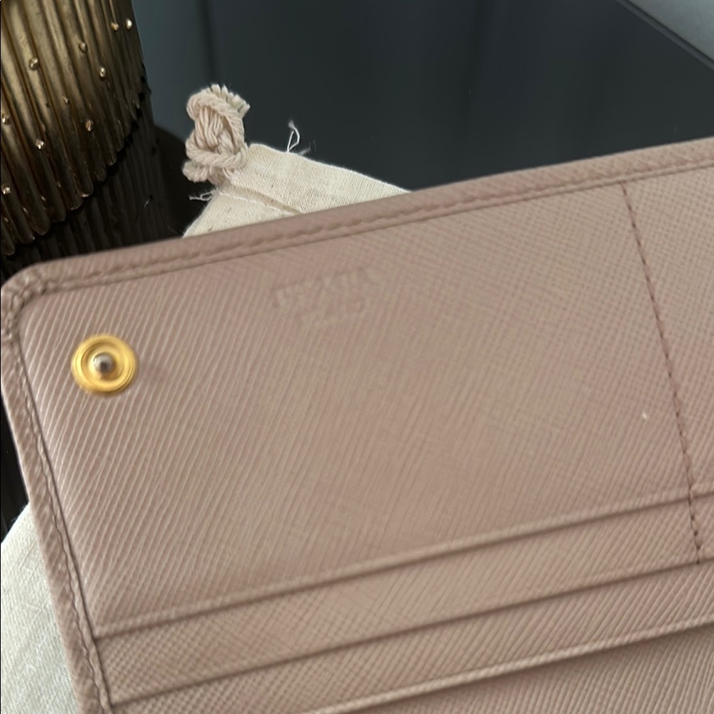 Prada Saffiano Bow Fiocco Orchidea Large Wallet - Picture 10 of 14